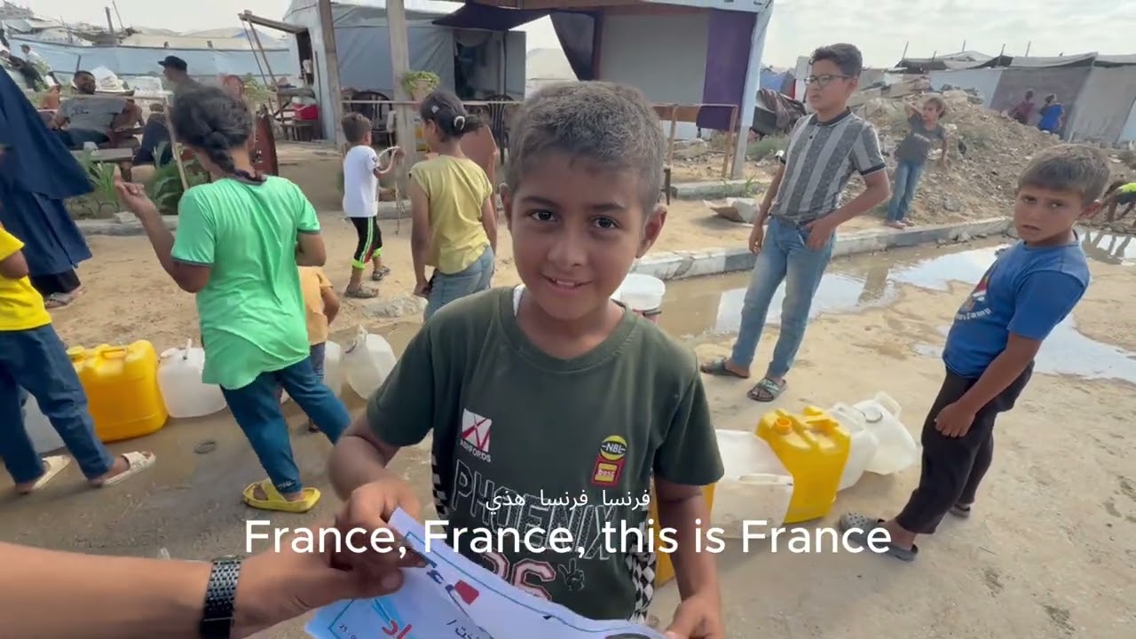 💧 من فرنسا إلى غزة... 