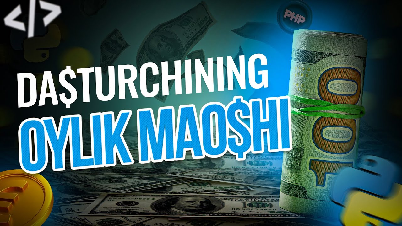 Dasturchining oylik maoshi