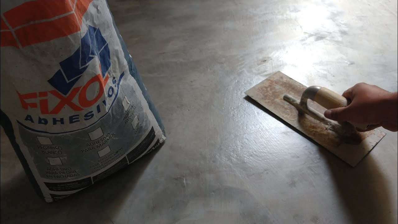 COMO APLICAR EL CEMENTO PULIDOR FIXOL&reg;