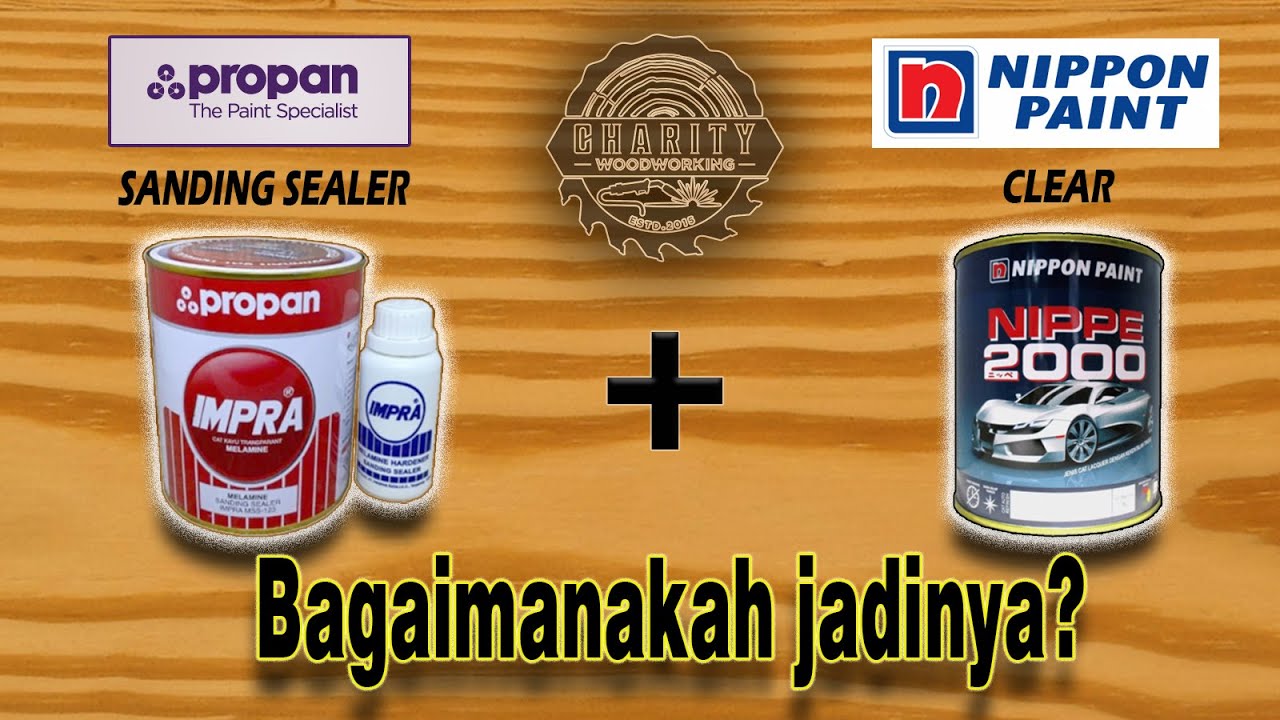 Encer VS Kental II Sanding Sealer IMPRA MSS 124 Top Coat NIPPON PAINT NIPPE 2000 clear gloss