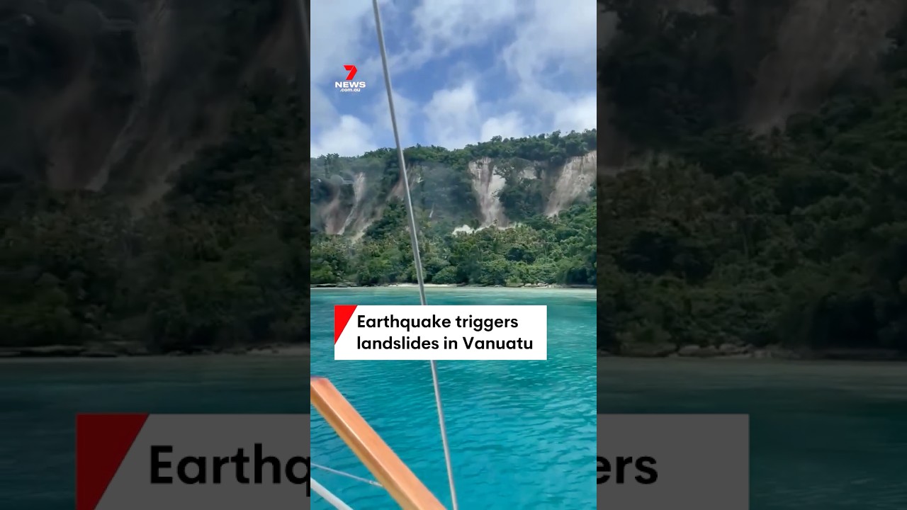 Deadly earthquake in Vanuatu triggers landslides