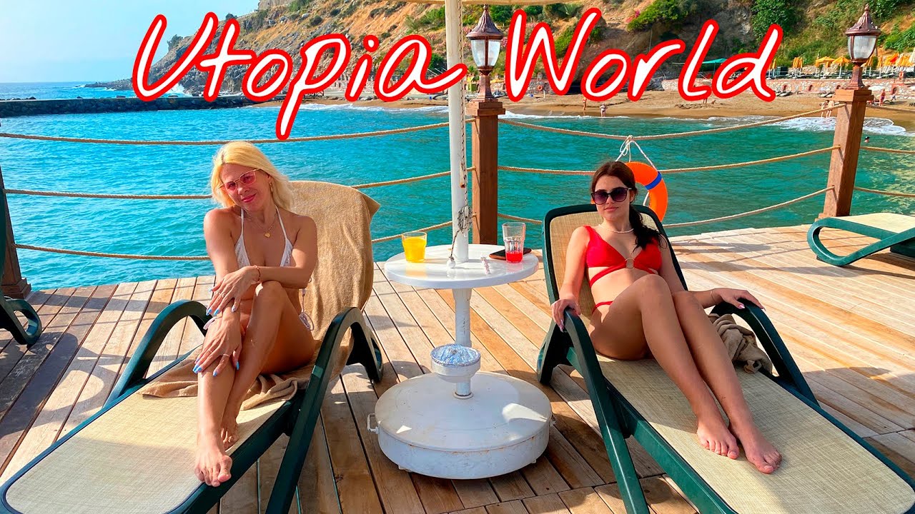 ТУРЦИЯ, АЛАНЬЯ, Utopia World Hotel 5*: шведский стол, ЧЕМ КОРМЯТ? Пляж и анимация || TURKEY
