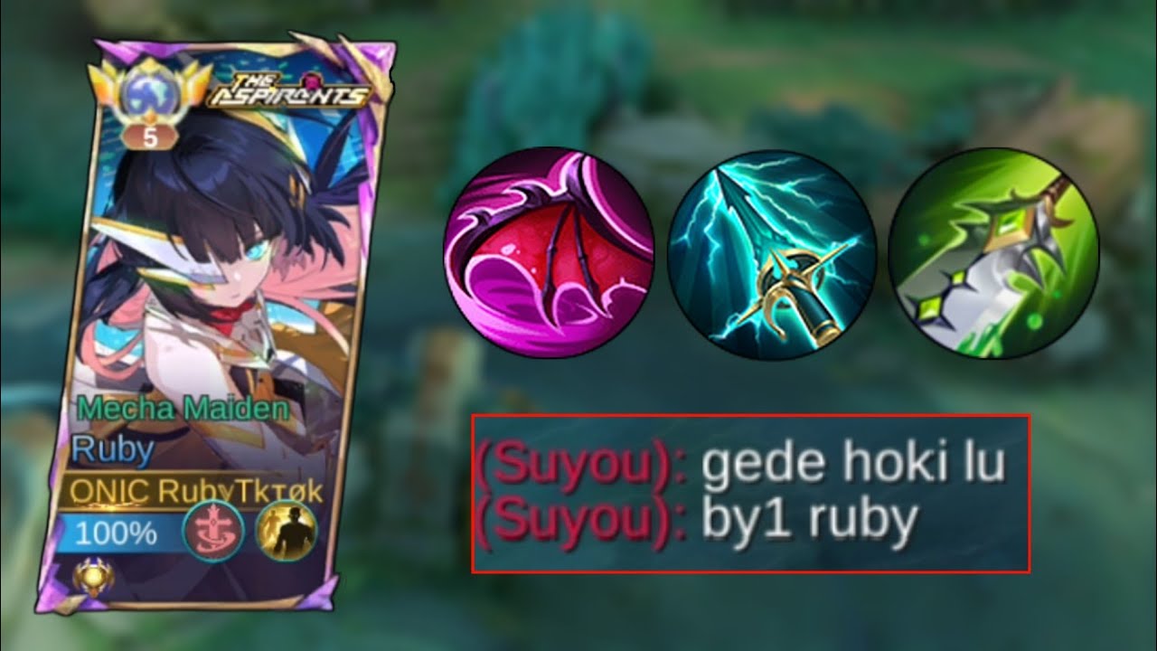 Damage Ruby Rusak Parah Pake Item Ini | Ruby Full Damage