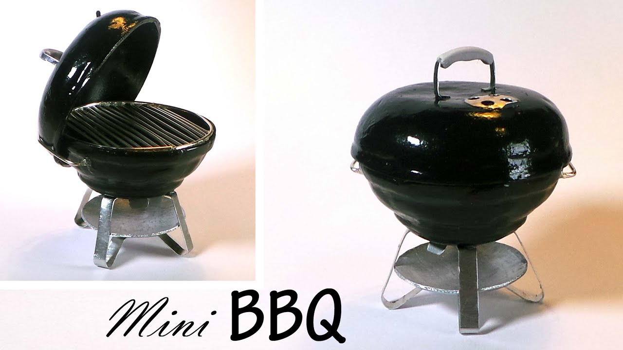 Miniature BBQ Grill Tutorial - Polymer Clay / Metal