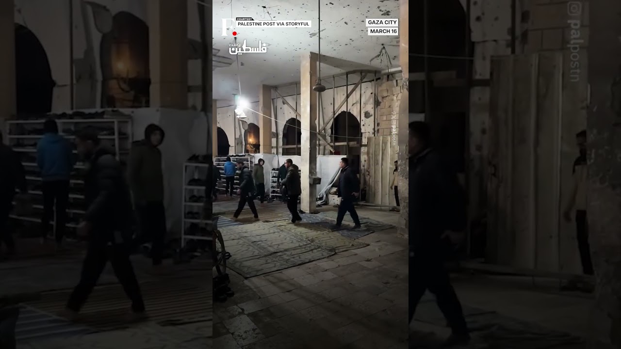 Gaza City: Palestinians Pray In Strike-Hit Destroyed Mosque | Subscribe to Firstpost | N18G