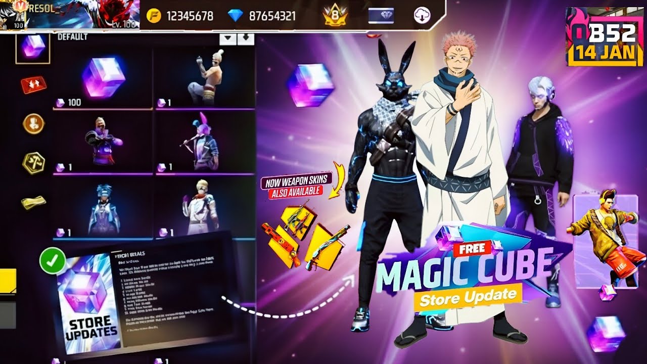 Next Magic Cube Bundle 100% Confirm🤯 OB52 Magic Cube Store Update| Free fire new event |Ff new event