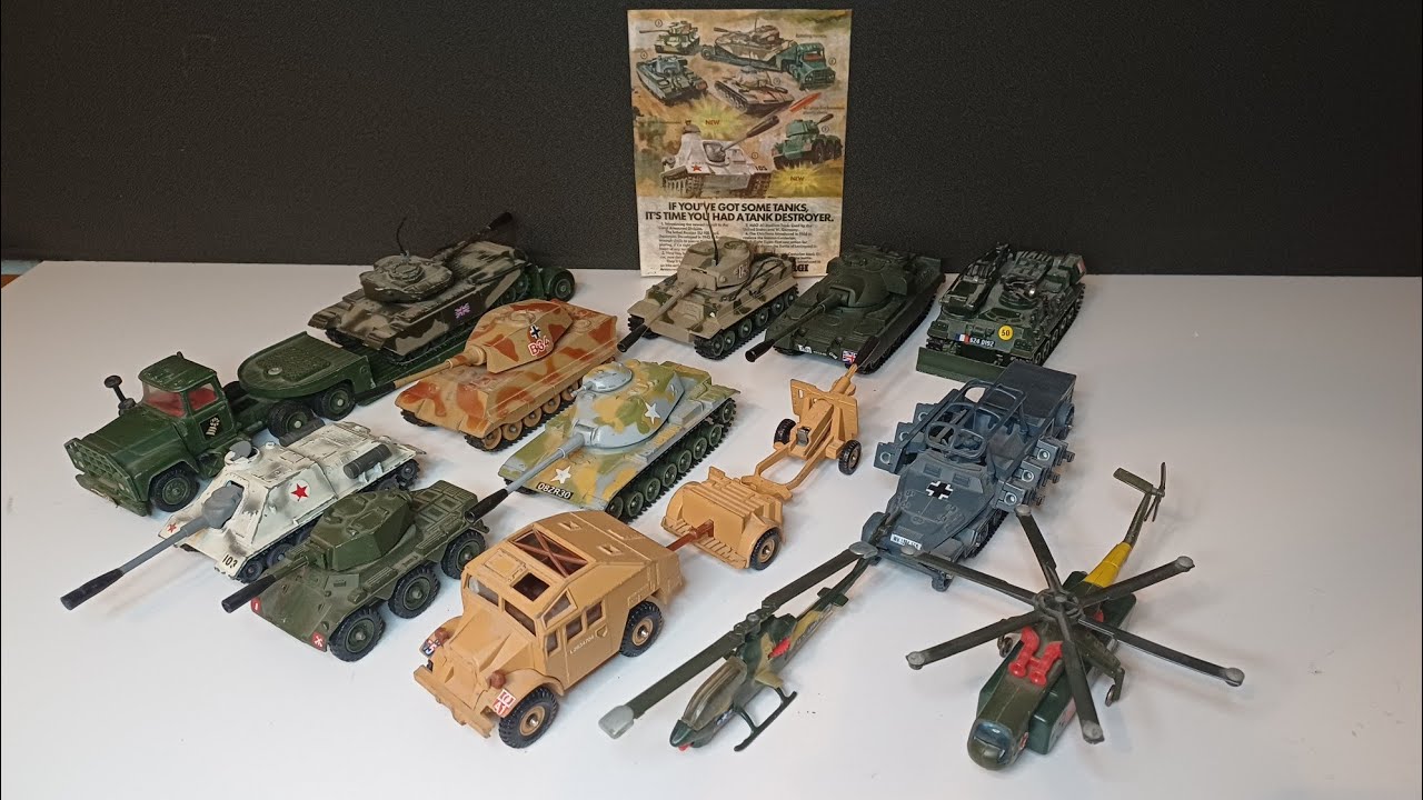 50-е видео!! Военная линейка Corgi 1973-1980 годов.