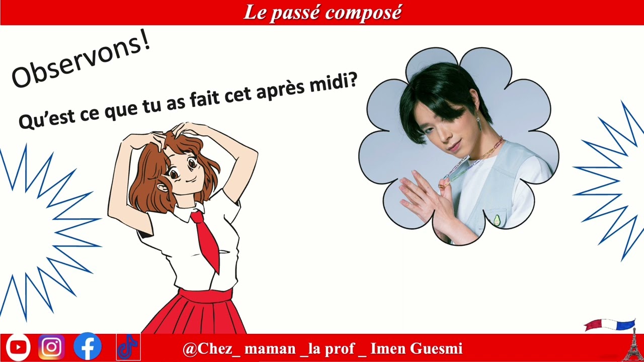 le passé composé , formation et construction :version prof