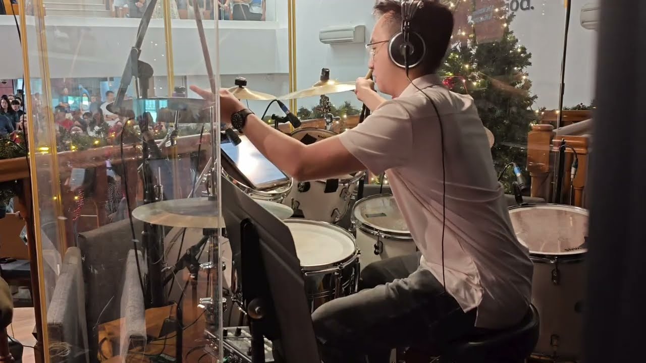 Is He Worthy? with O Come, All Ye Faithful [Drums]