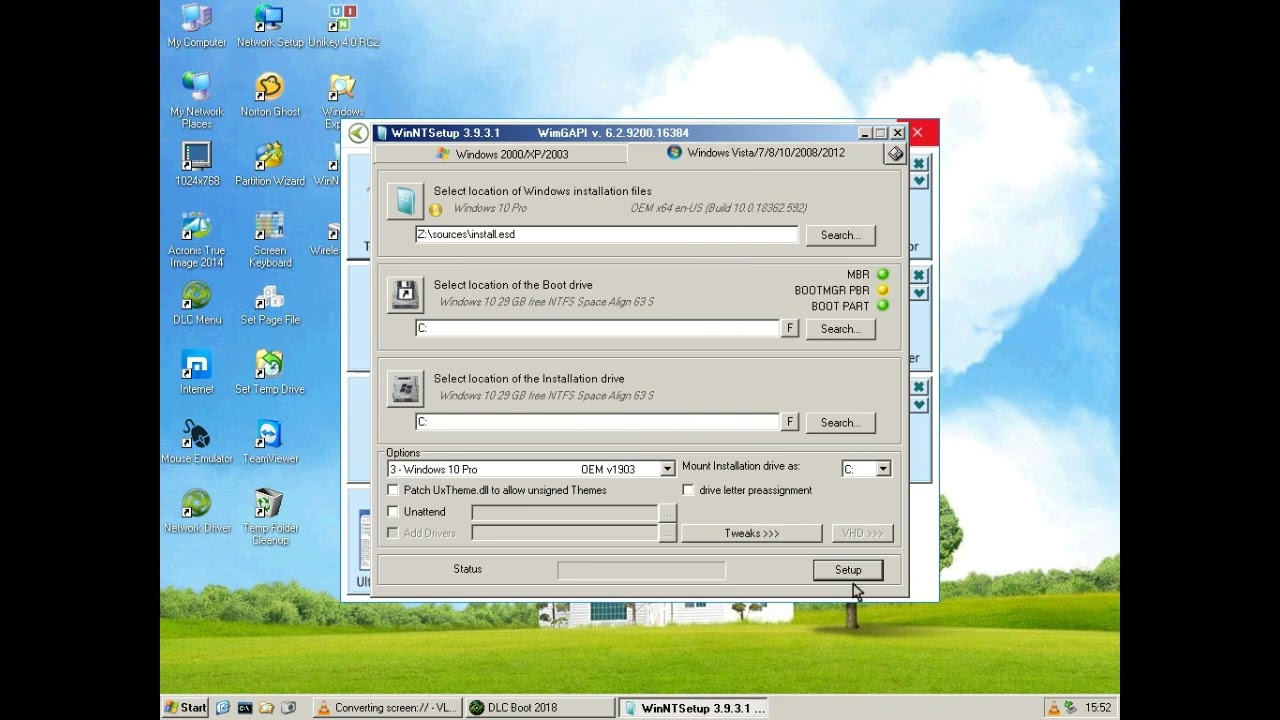 It's Easier to Install Windows with WinNTSetup | DLC Boot 2019