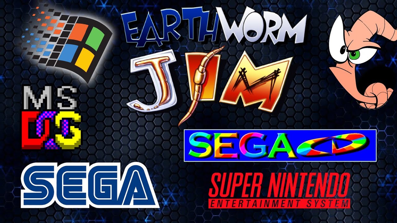Earthworm Jim (5 версий) 