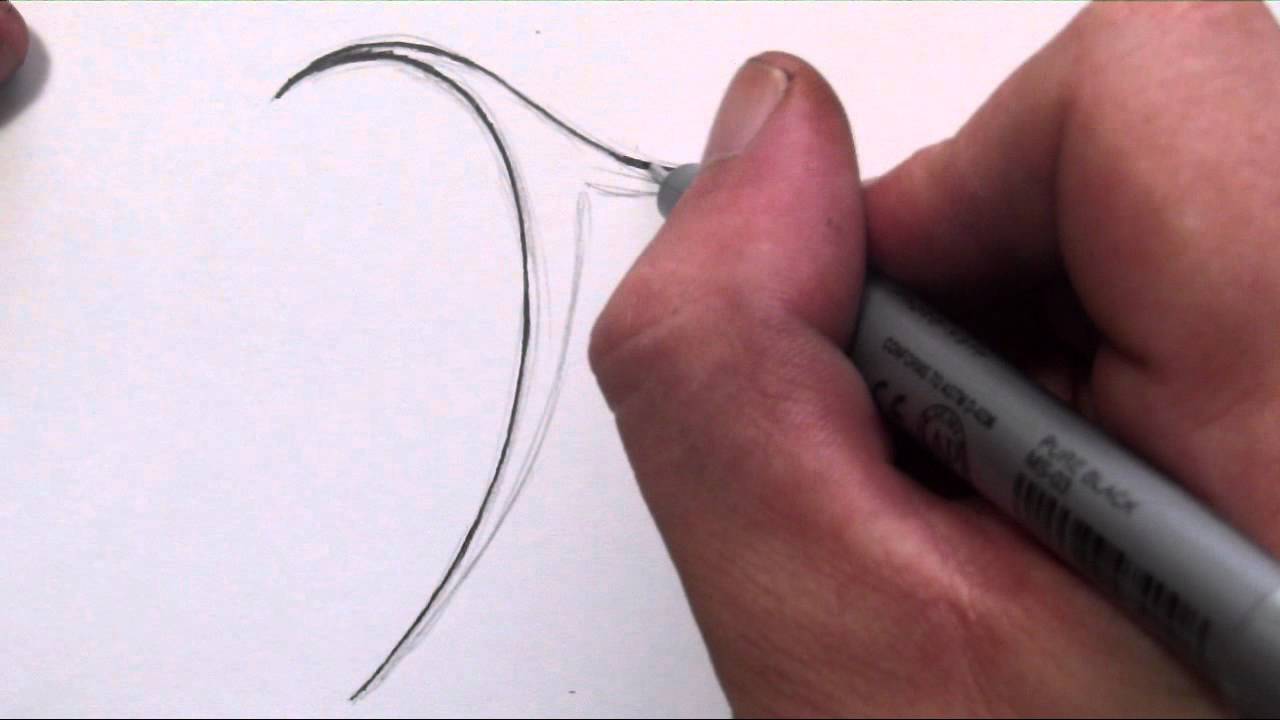 How To Draw a Simple Tribal Letter T