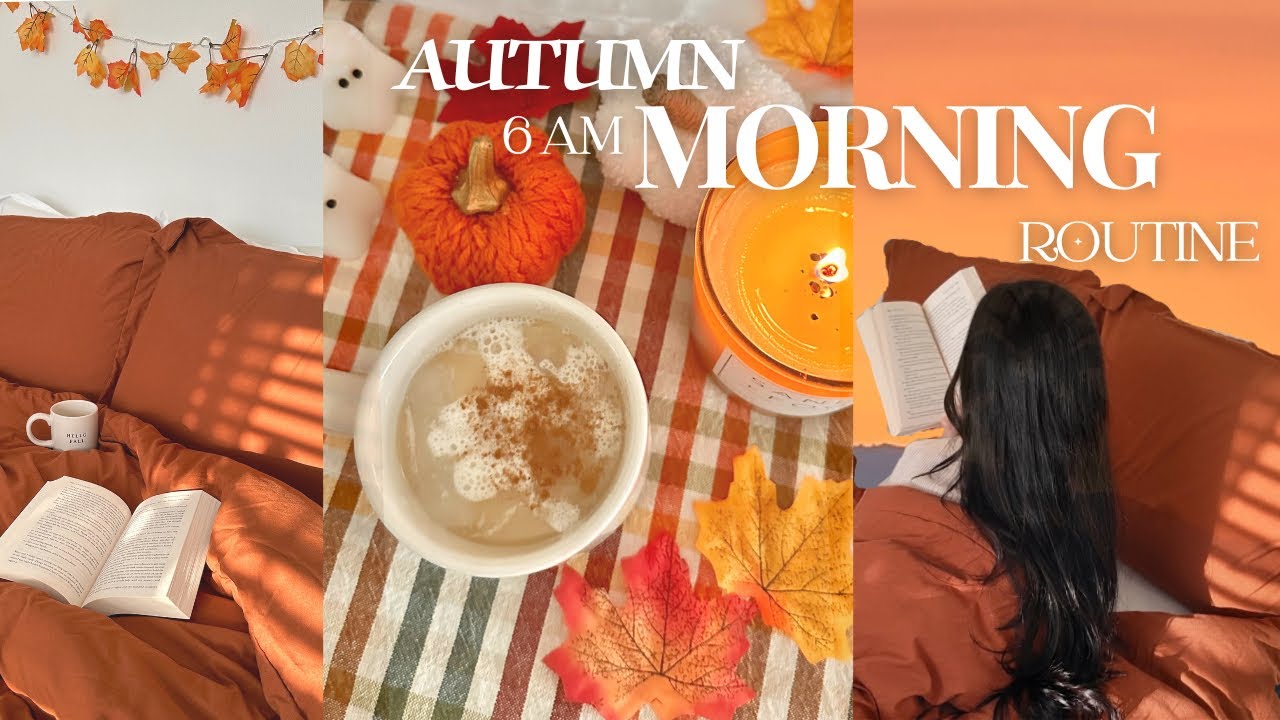 6AM Fall Morning Routine 🕯🧺🍂 Cozy & Productive Autumn morning vlog (+ aesthetic fall decor haul)