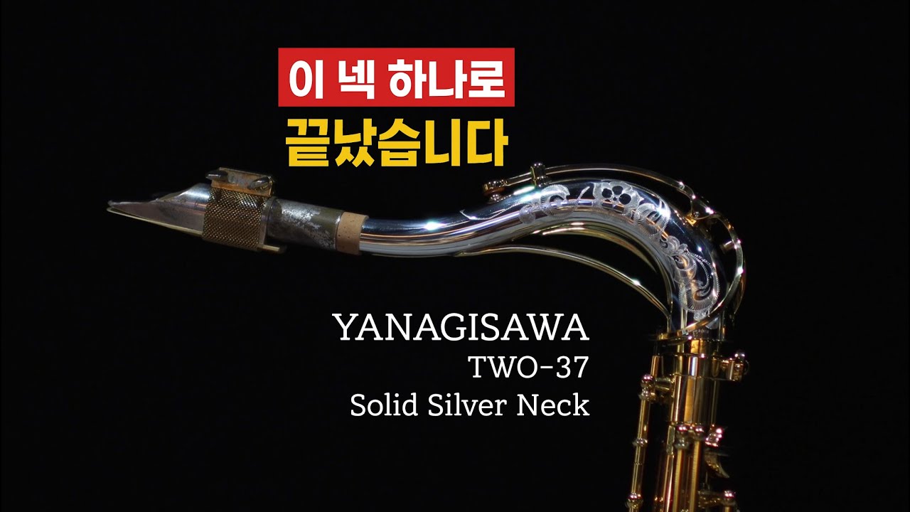 YANAGISAWA TWO-37 솔리드 실버!!