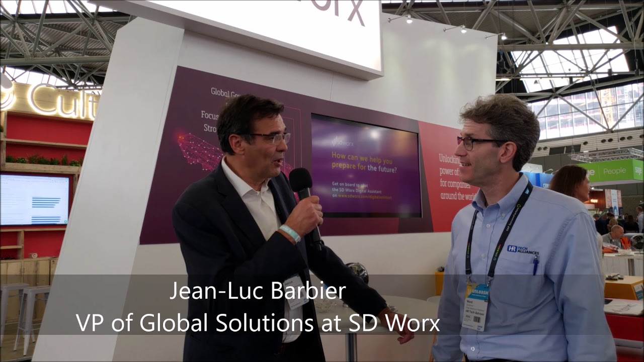 #UNLEASH18 Interview: Jean-Luc Barbier at SD Worx re: #HRTech #Alliances & #Partnerships