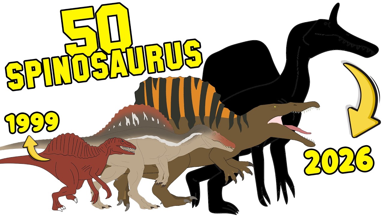The ULTIMATE 50 SPINOSAURUS EVOLUTION [1999 ➡️ 2026]