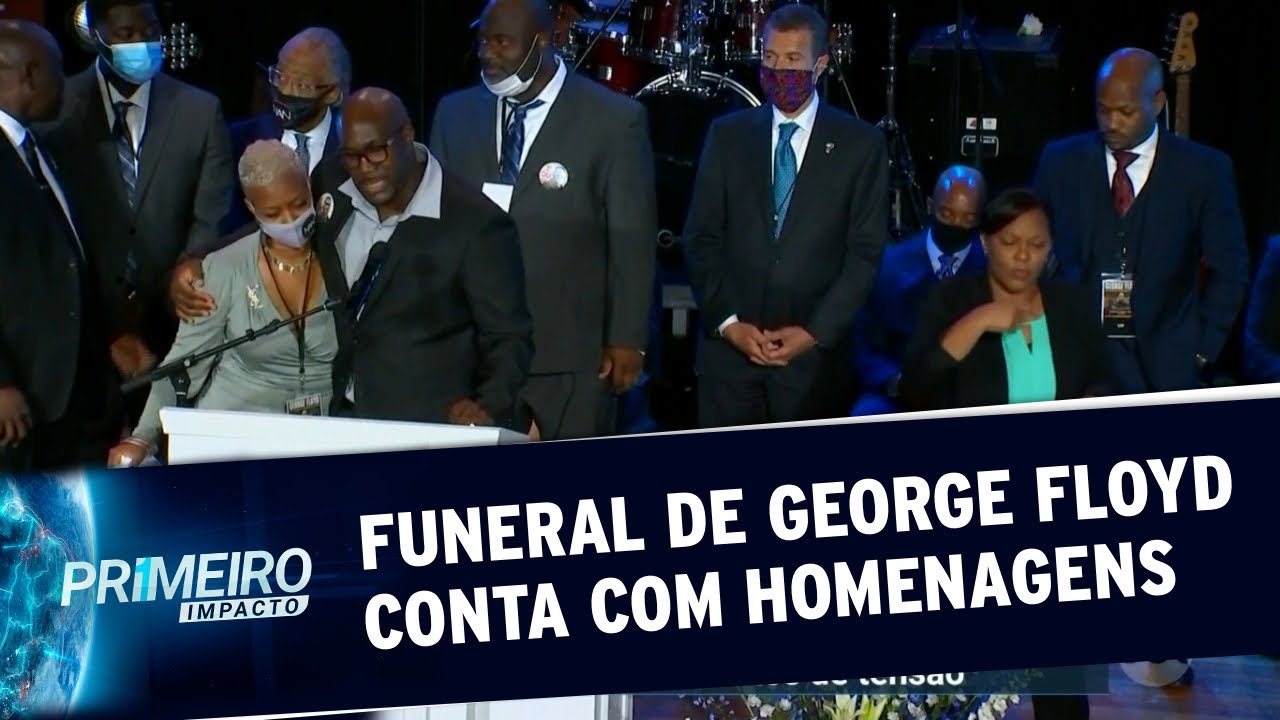 Funeral de George Floyd é marcado por homenagens e marchas pacíficas | Primeiro Impacto (05/06/20)
