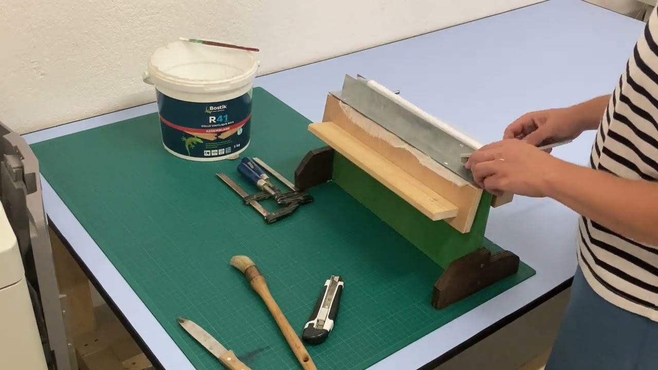 Tutoriel reliure DIY dos carré collé