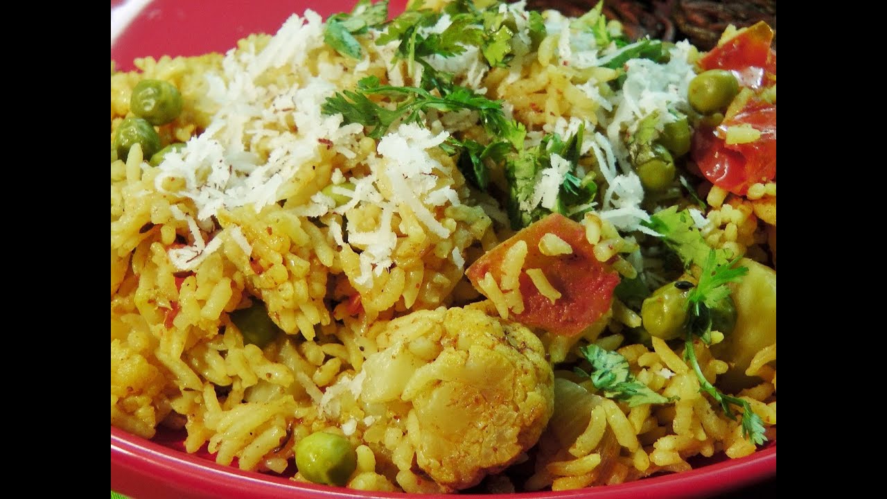 Masale Bhat (Maharashtrian Wedding Delight)