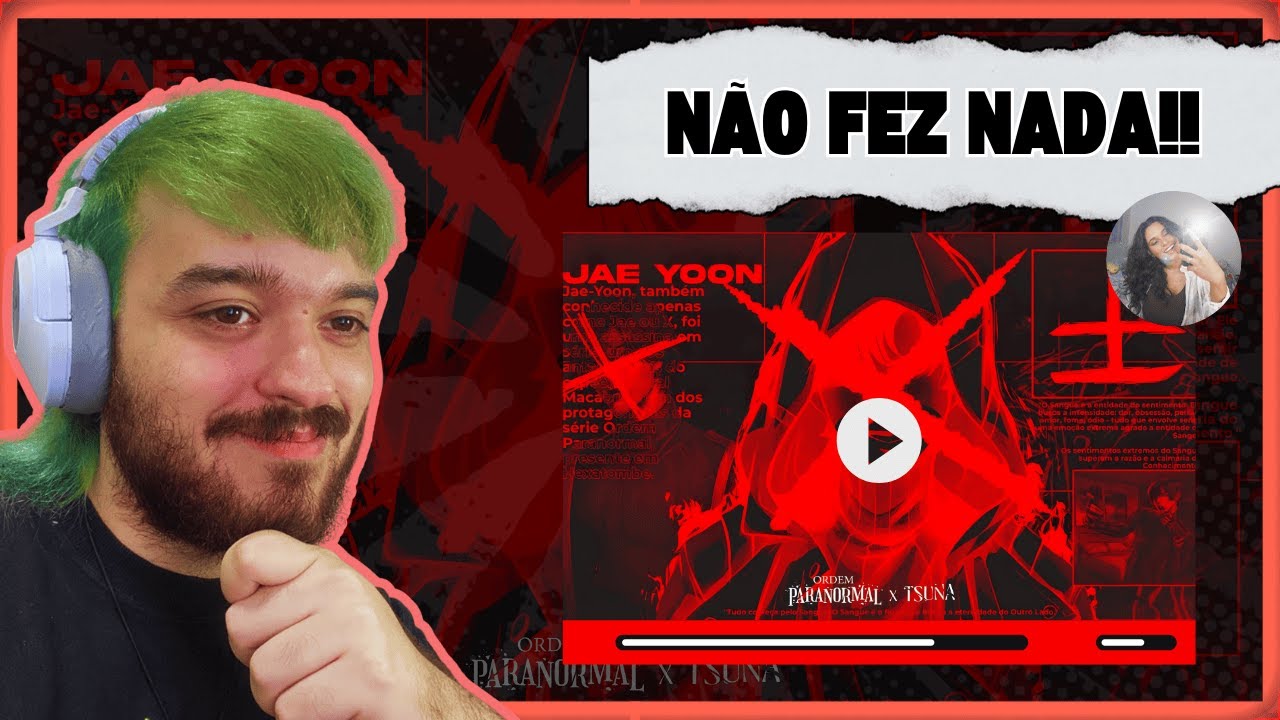 BASTET EXPLODIU MINHA MENTE!! Última Vez (Ordem Paranormal) | Tsuna - MAXIMUS REACT!!