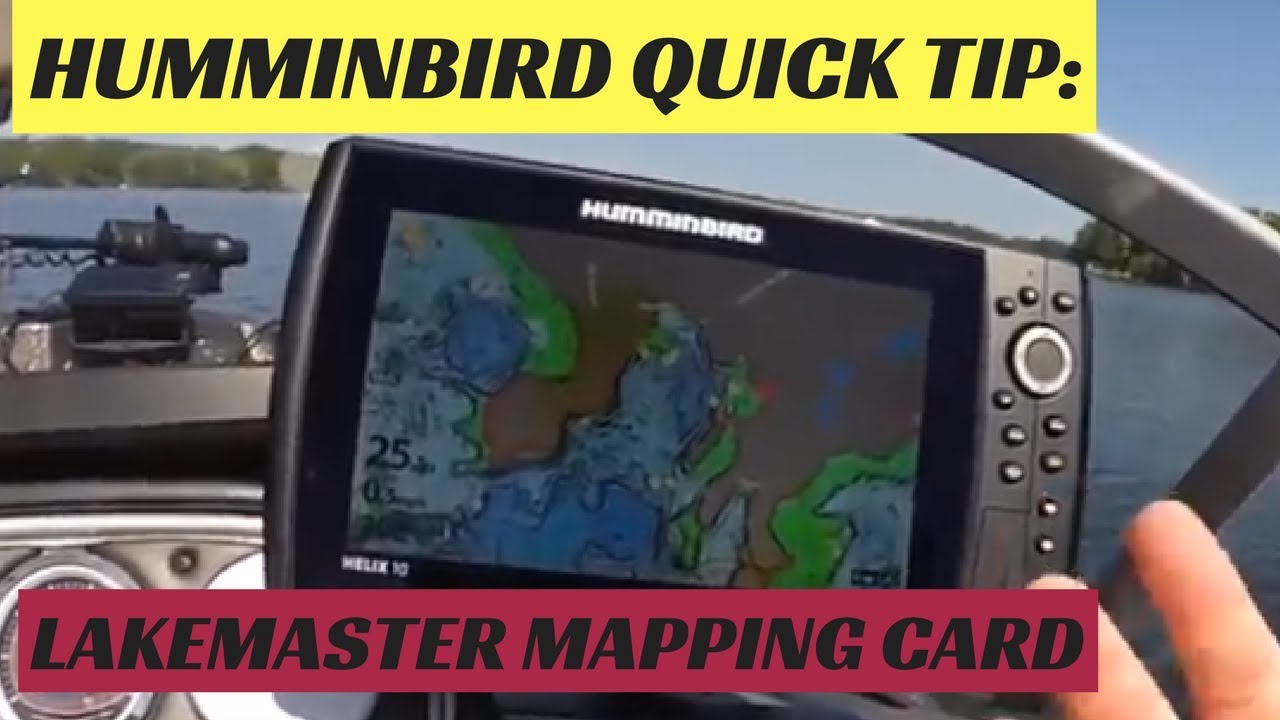Humminbird Quick Tip: Lakemaster Mapping Card