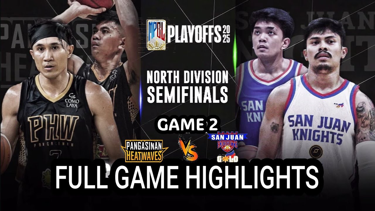 MPBL HIGHLIGHTS | SAN JUAN vs PANGASINAN | SEMIFINALS NORTH DIVISION GAME 2 | NOVEMBER 7, 2025 #mpbl