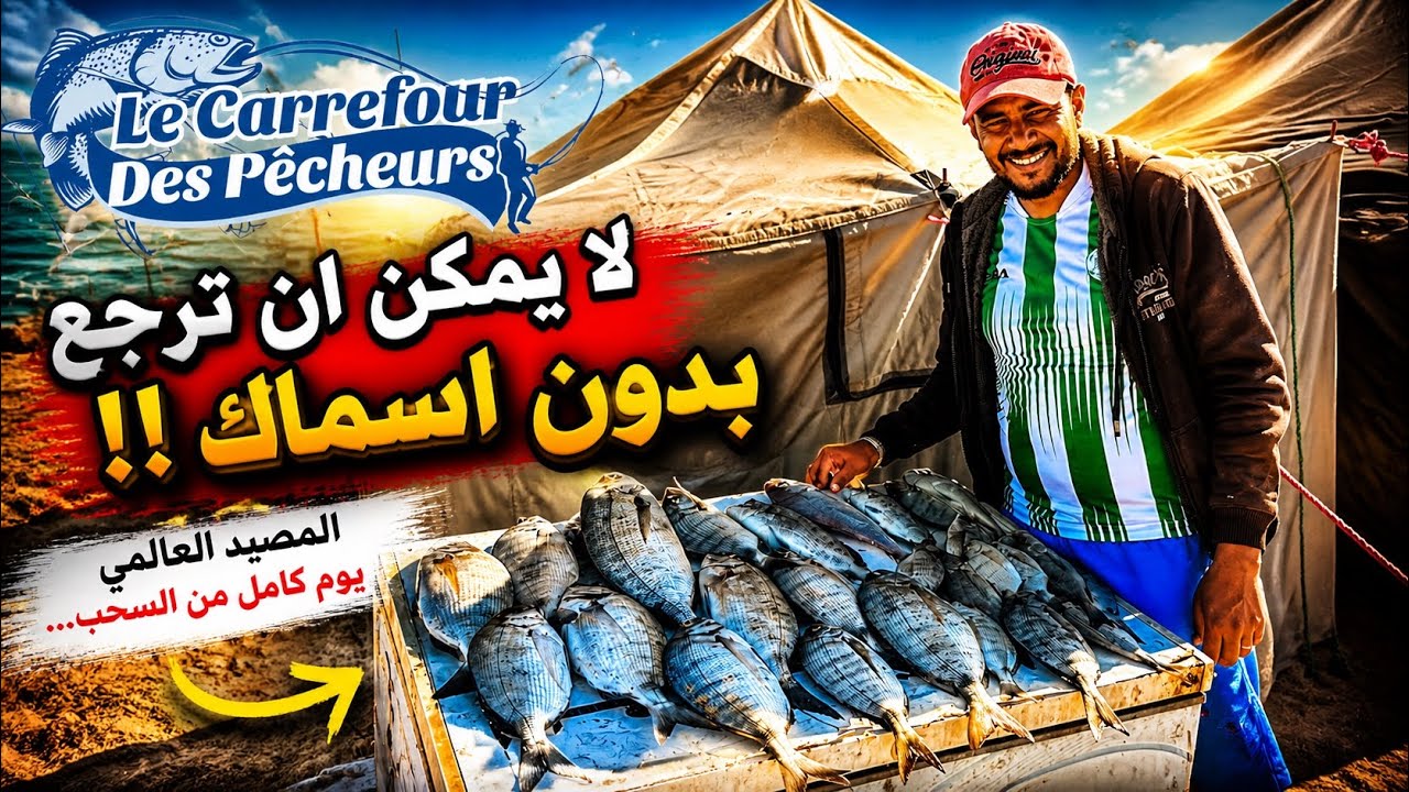 لا يمكن ان ترجع بدون اسماك من هذا المصيد العالمي .. يوم كامل من السحب في مصيد راس عين بيضة 🐟🐟🎣💤