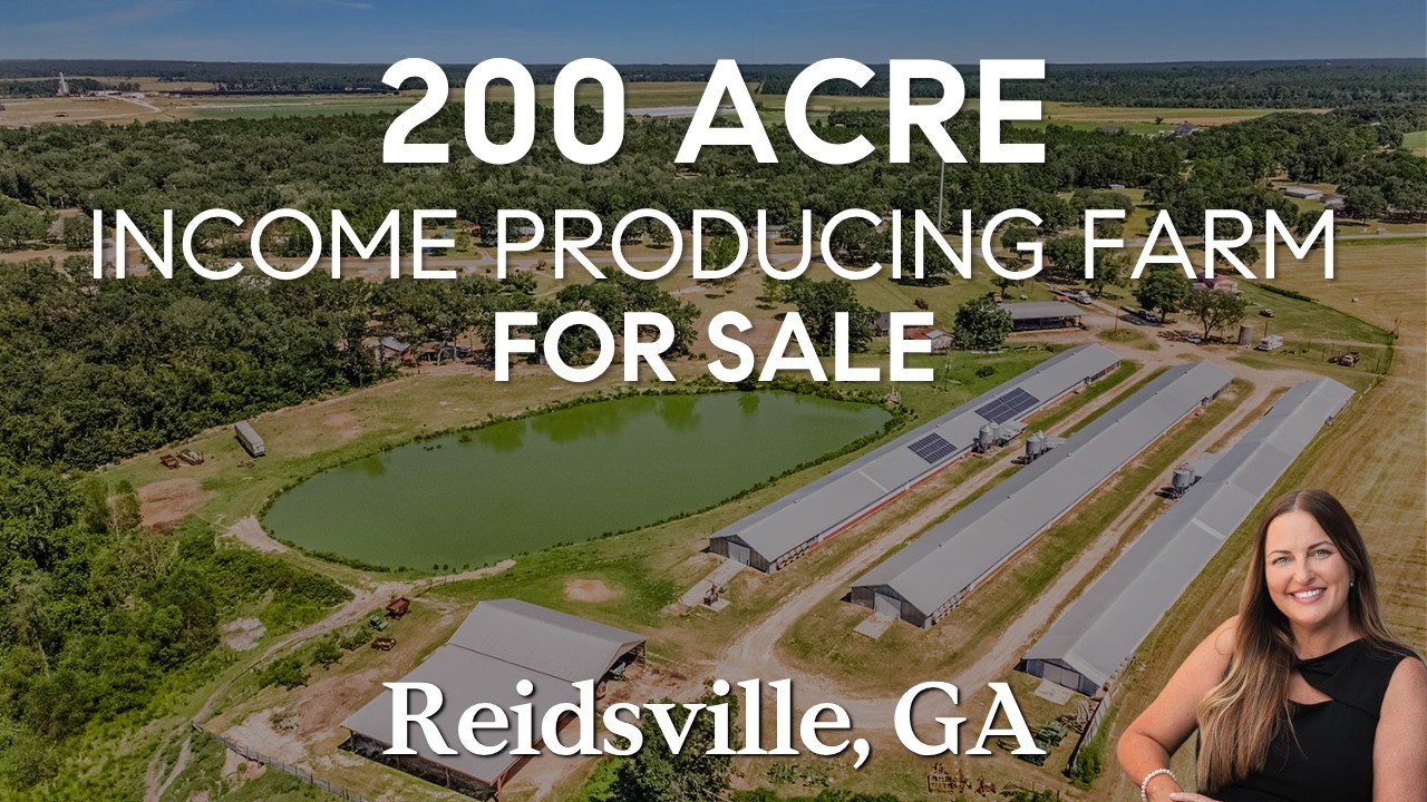200-Acre Income-Producing Farm for Sale | $400K+/Yr | Reidsville, GA Riverfront Investment