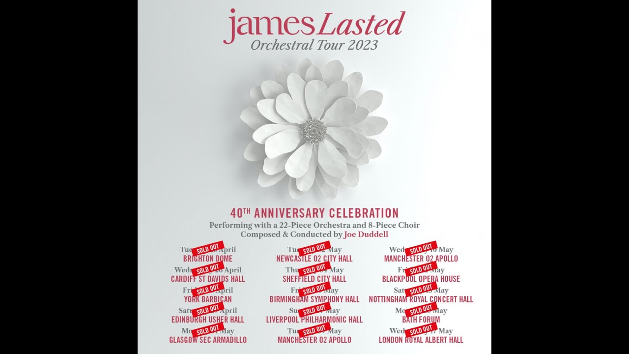 James - Say Something (Orchestral Tour)- Usher Hall Edinburgh - 29 April 2023