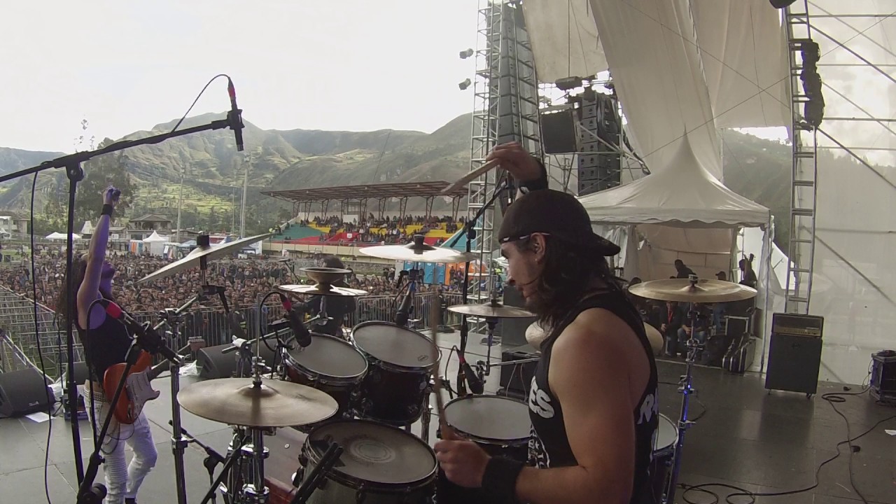 Bajo Sueños DRUM CAM ( El Camino, Tuyo, El Calor de la Noche, Envenenando) GARISIMA FEST