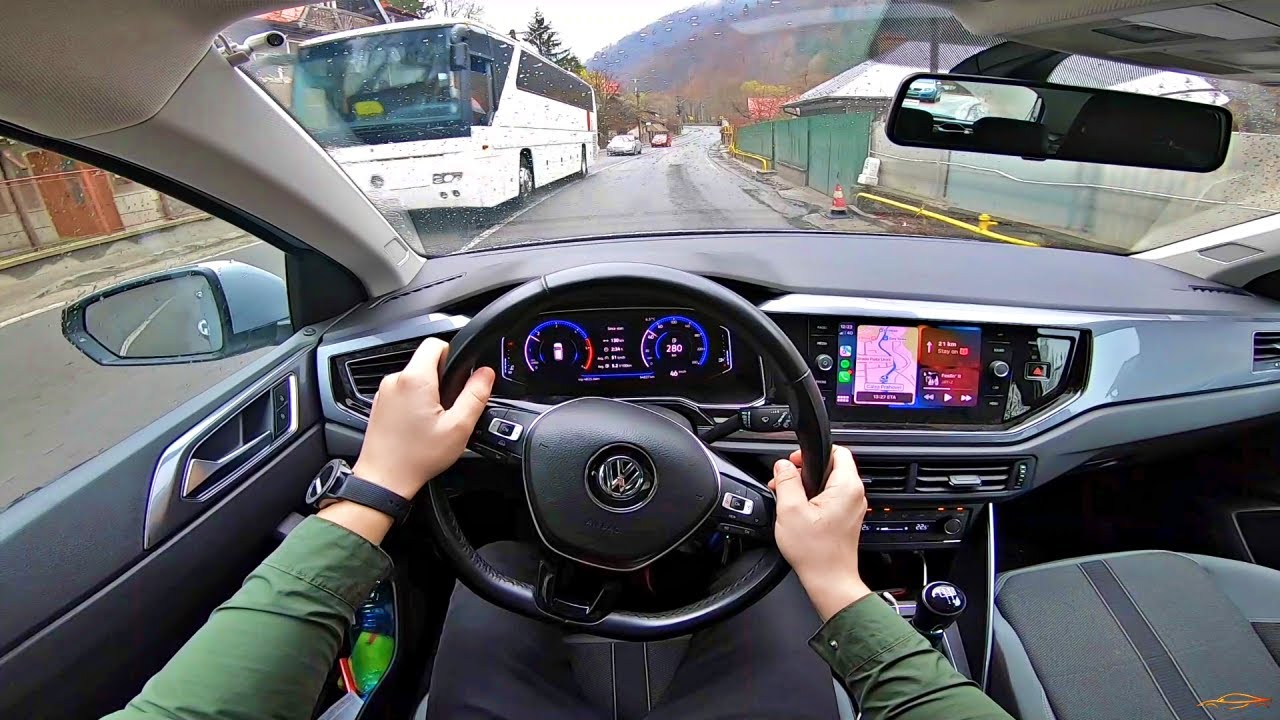 Street Car Driving Relaxing Rainy Day Drive POV Experience