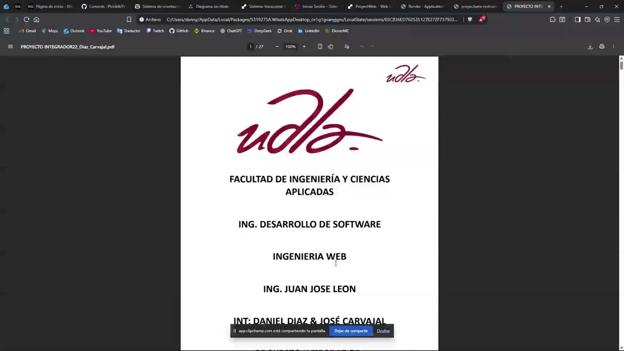 DEFENSA FINAL - PROYECTO INTEGRADOR WEB