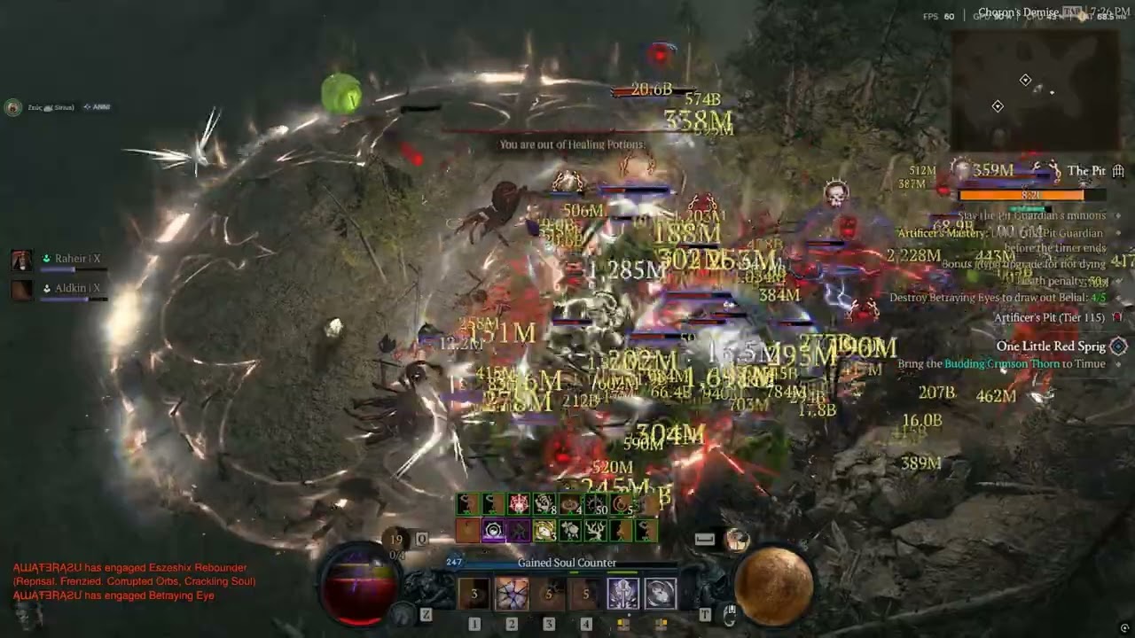 Diablo IV - Paladin - Blessed shield Pit 115 - Rank 3