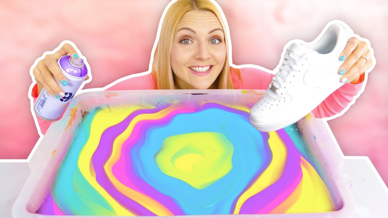 JE CUSTOM DES AIR FORCE 1 LICORNE EN HYDRO DIPPING 🦄 | Sophie Fantasy