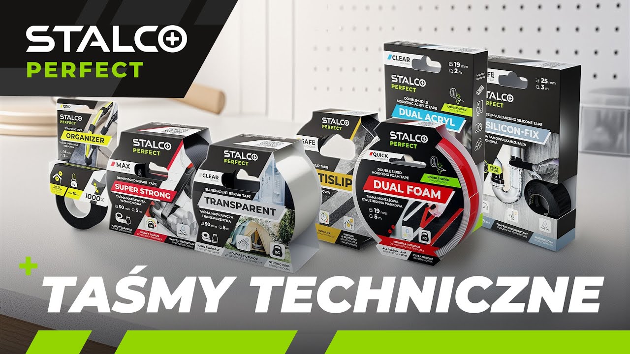 TAŚMY TECHNICZNE STALCO PERFECT | #TRZYMAMYSIĘZASAD