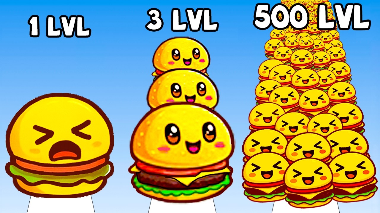 Food Run - Math Fruits Challenge  (Satisfying Mobile Game)