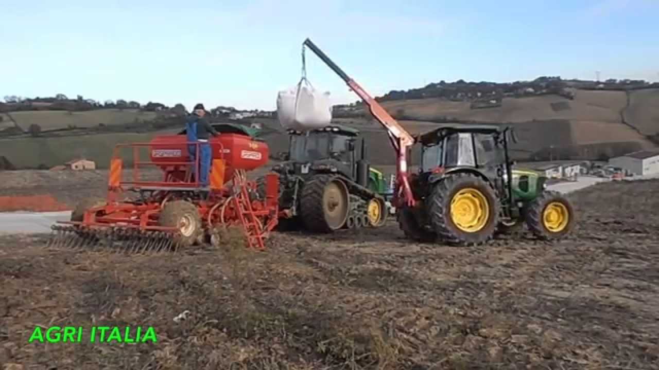 Semina su sodo con John Deere 8335 RT e John Deere 5090 RN