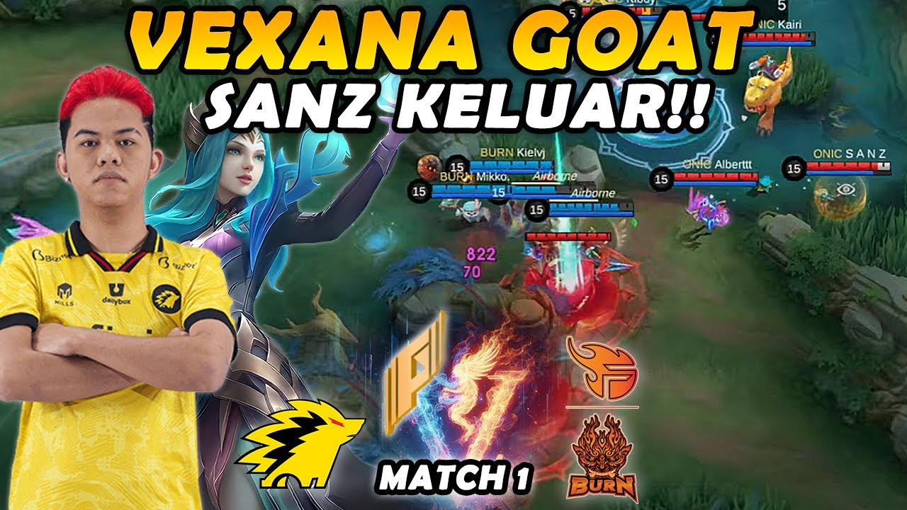 ALBERT KEMBALI JADI PILIHAN UTAMA, PERTARUNGAN INDO VS PH!! - ONIC VS BURNFLASH MATCH 1