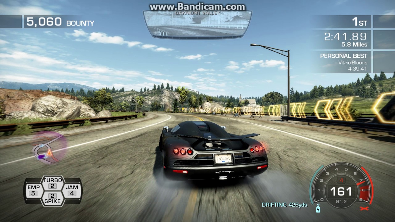 Need For Speed Hot Pursuit Highway battle with Koenigsegg CCXR