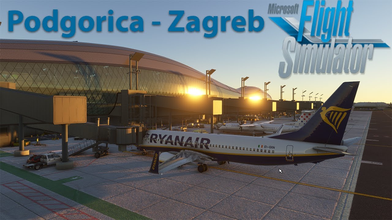 ✈🟢 RYANAIR - Podgorica - Zagreb