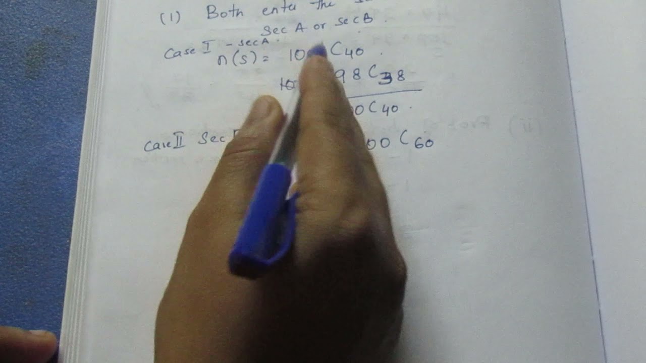 CBSE NCERT CLASS11 MATHS PROBABILITY MISCELANEOUS EX 5 (SOLUTION IN TAMIL)