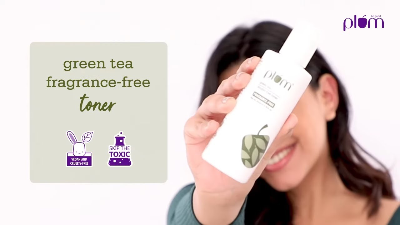 How to use Plum Green Tea Alcohol-Free Toner | Shrinks Pores & Combats Acne | Plum Goodness