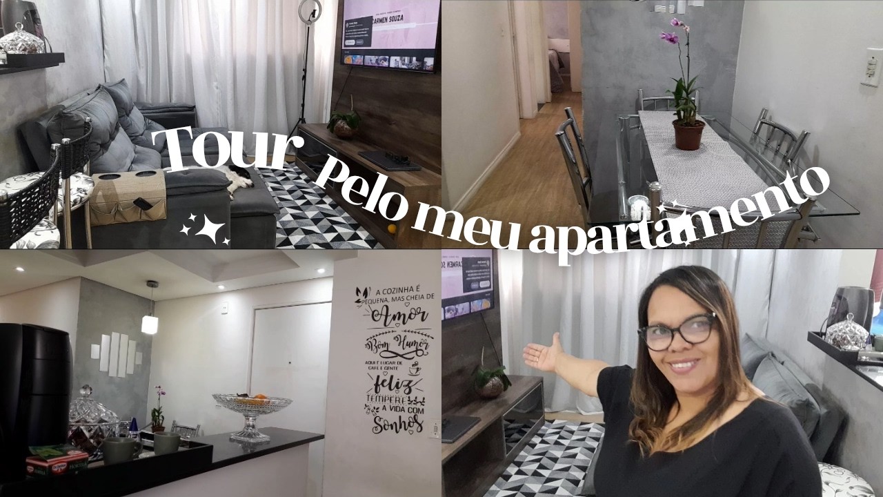 Tour completo pelo meu Apartamento aconchegante