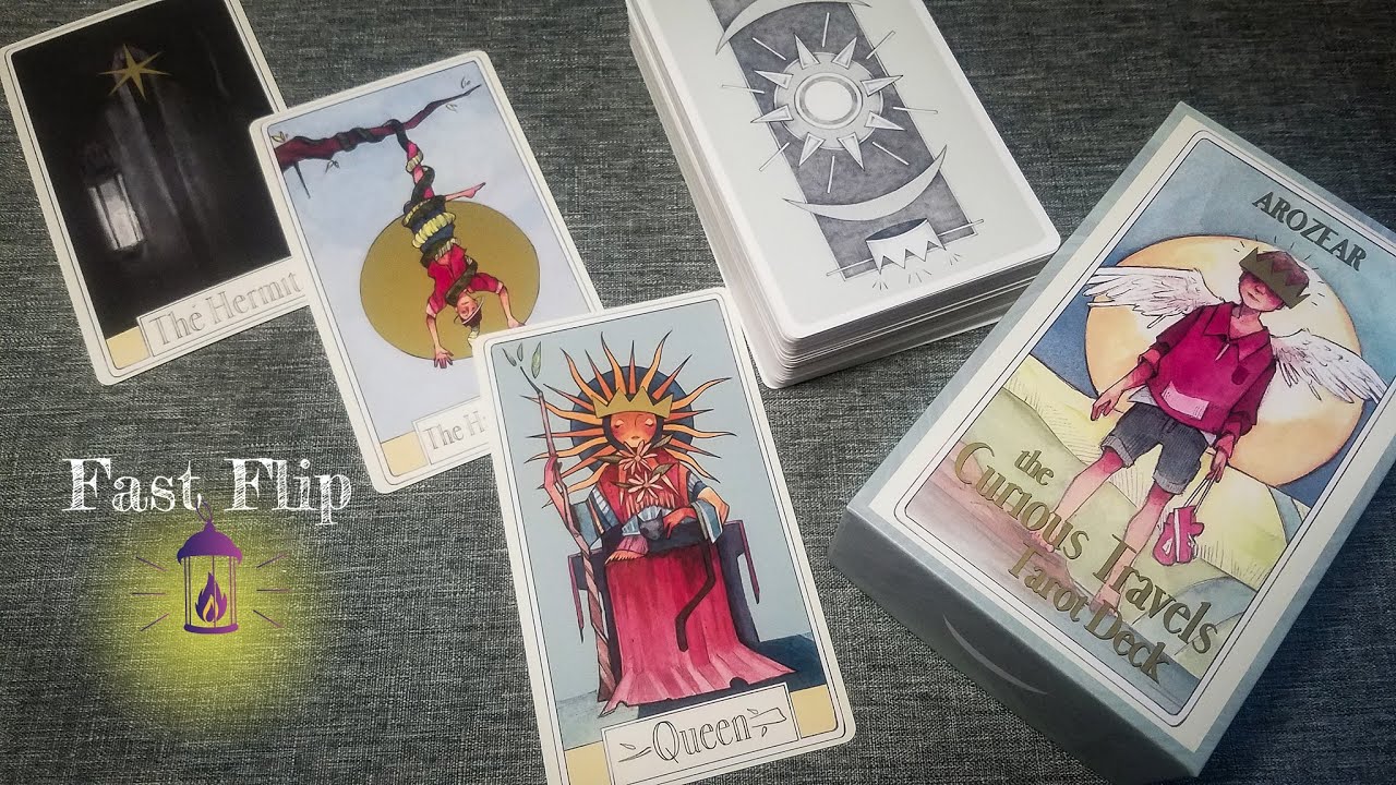 The Curious Travels Tarot Deck Kickstarter Fast Flip