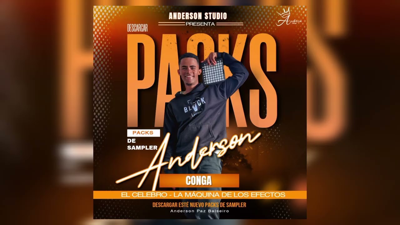 Descargar Packs De Sampler | Anderson Conga ✖️ 151 Efectos Y Sonidos.