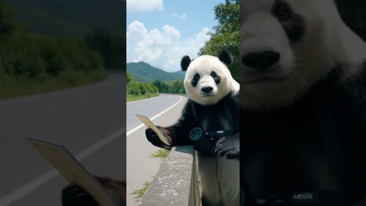 熊猫做超速摄影 