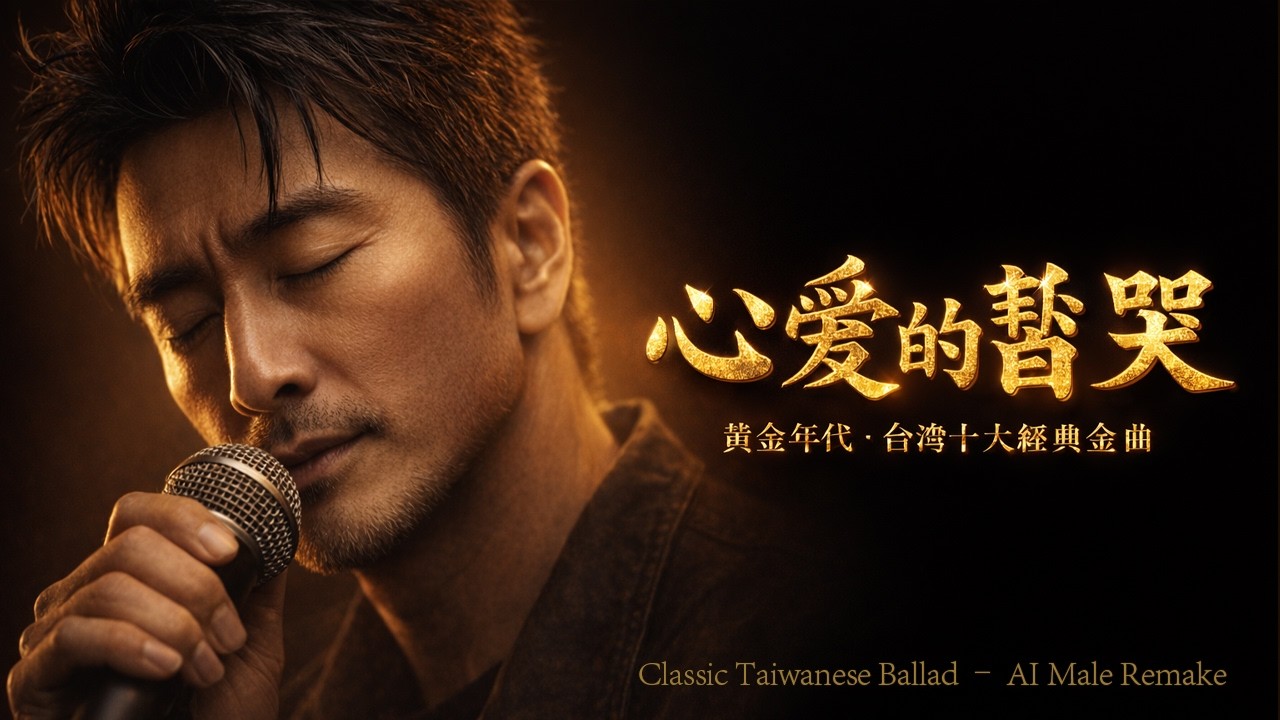 【失眠特供】深夜 3 點的歌單 🕒獻給睡不著的你 🌙【心愛的甭哭, 茫茫到深更, 愛人叨位去, 港都戀歌, 傷心的所在】 | 觸動靈魂深處的痛 (Hokkien) Male AI Vocal