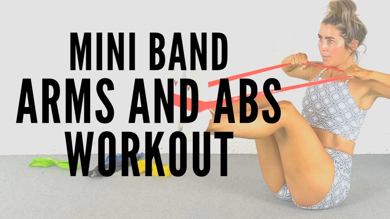 35 Minute Banded Arms and Abs Workout!