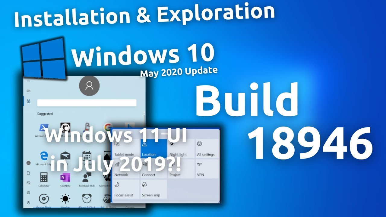 Installation & Exploration: Windows 10 Build 18946