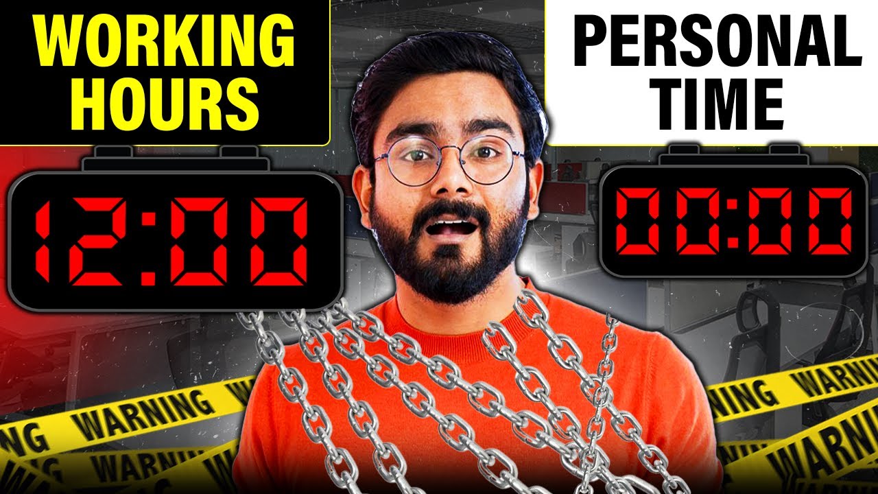 IS 9 to 9 The New 9 to 5 Job? Work life balance in 2023 explained by The IIM Guy !!